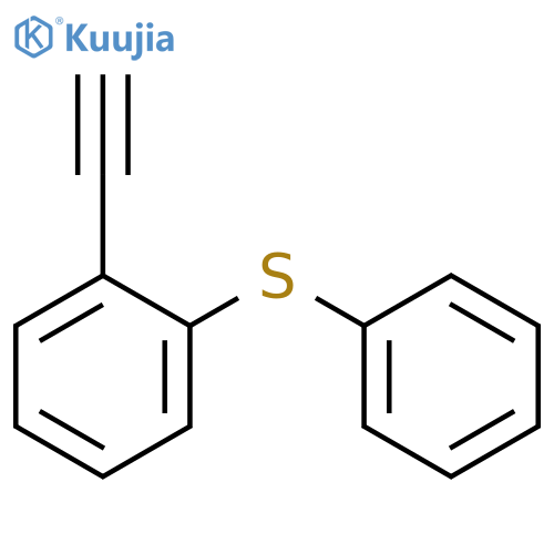 1-Ethynyl-2-(phenylsulfanyl)benzene structure