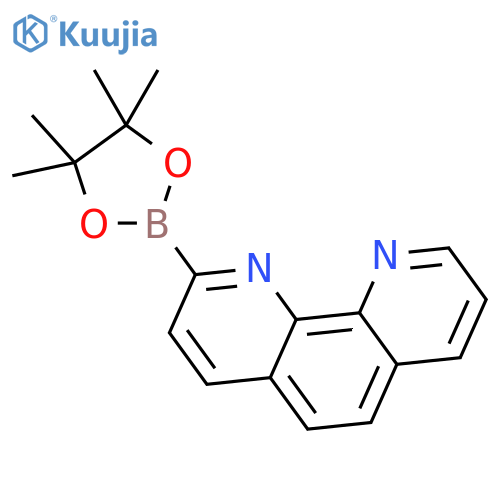 1,10-Phenanthroline, 2-(4,4,5,5-tetramethyl-1,3,2-dioxaborolan-2-yl)- structure