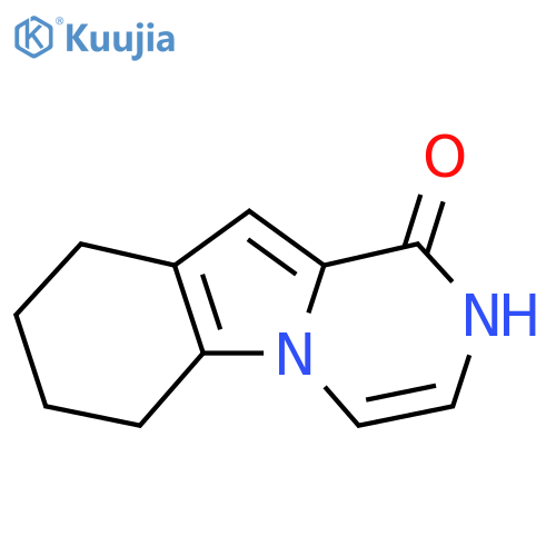 6,7,8,9-Tetrahydropyrazino[1,2-a]indol-1(2H)-one structure