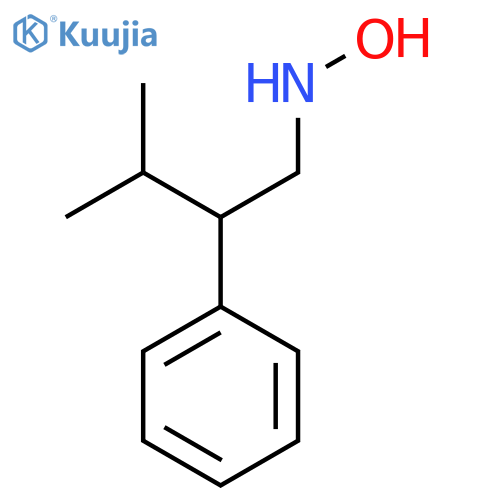 N-(3-methyl-2-phenylbutyl)hydroxylamine structure