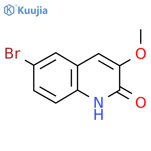 6-Bromo-3-methoxyquinolin-2(1H)-one structure