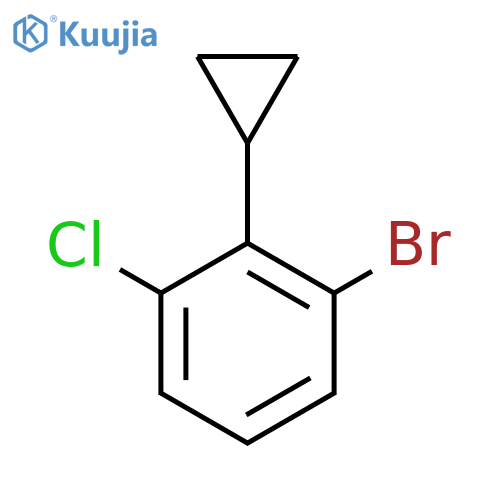 1-Bromo-3-chloro-2-cyclopropylbenzene structure