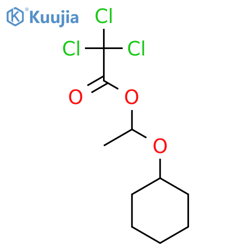 Acetic acid, trichloro-, 1-(cyclohexyloxy)ethyl ester structure