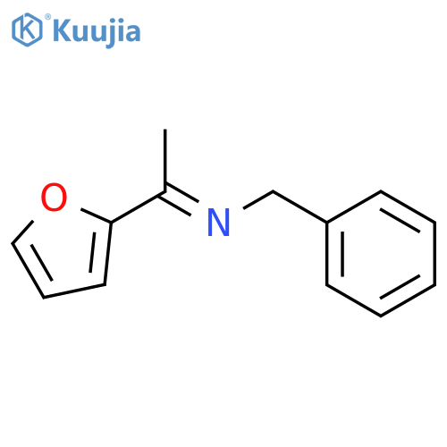 (1E)-N-Benzyl-1-(furan-2-yl)ethan-1-imine structure