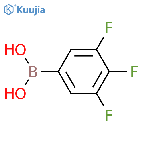 3,4,5-Trifluorophenylboronic acid structure