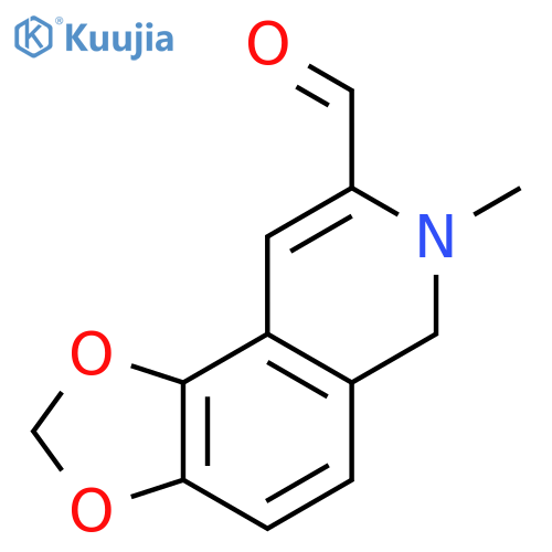 1,3-Dioxolo[4,5-f]isoquinoline-8-carboxaldehyde, 6,7-dihydro-7-methyl- structure