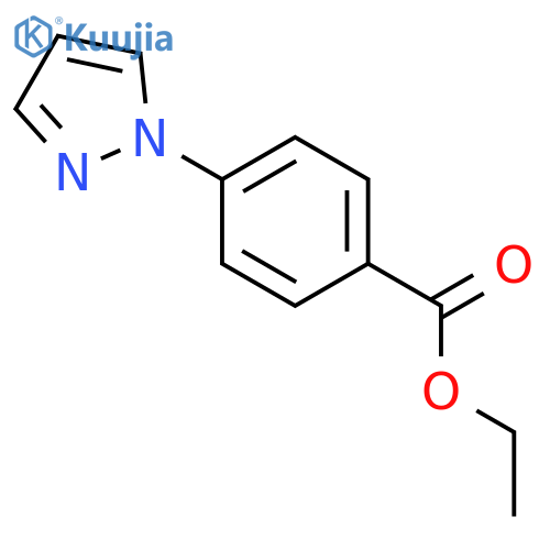 Ethyl 4-(1H-pyrazol-1-YL)benzoate structure