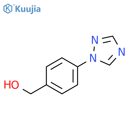 4-(1H-1,2,4-Triazol-1-yl)phenylmethanol structure