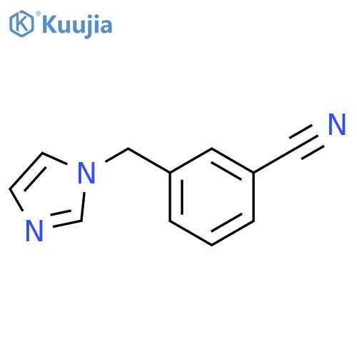 3-(1H-imidazol-1-yl)methylbenzonitrile structure