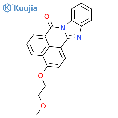 7H-Benzimidazo[2,1-a]benz[de]isoquinolin-7-one, 3-(2-methoxyethoxy)- structure