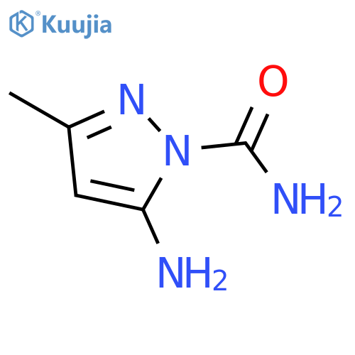 1H-Pyrazole-1-carboxamide,5-amino-3-methyl- structure