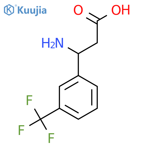 3-Amino-3-(3-trifluoromethylphenyl)propanoic Acid structure