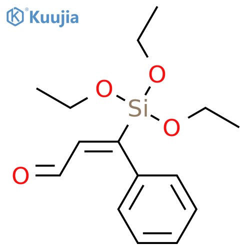 2-Propenal, 3-phenyl-3-(triethoxysilyl)-, (Z)- structure