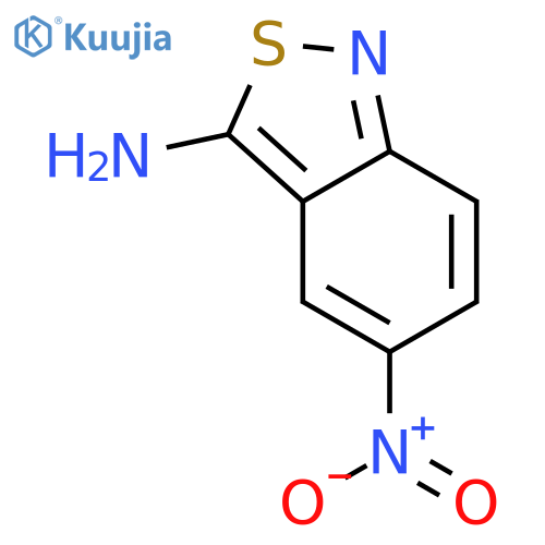 3-Amino-5-nitro-2,1-benzisothiazole structure