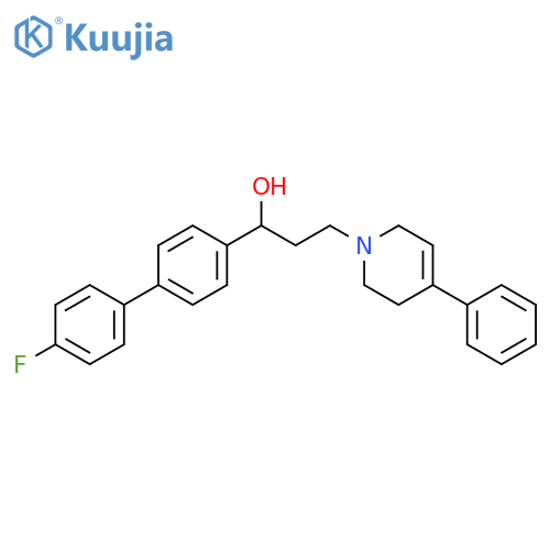 1(2H)-Pyridinepropanol,a-(4'-fluoro[1,1'-biphenyl]-4-yl)-3,6-dihydro-4-phenyl- structure