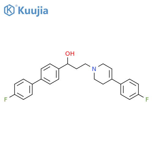 1(2H)-Pyridinepropanol,a-(4'-fluoro[1,1'-biphenyl]-4-yl)-4-(4-fluorophenyl)-3,6-dihydro- structure
