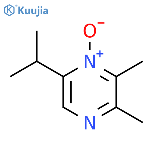 Pyrazine,2,3-dimethyl-5-(1-methylethyl)-, 4-oxide structure