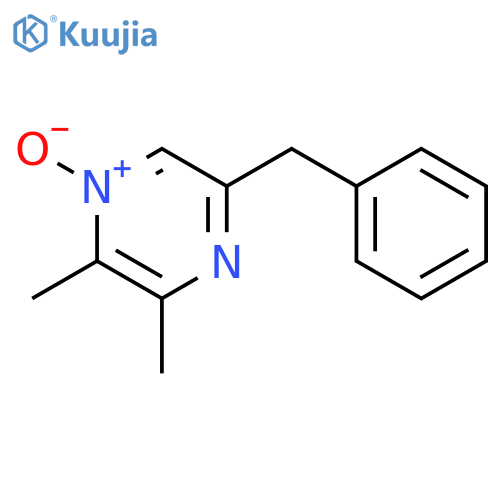 Pyrazine, 2,3-dimethyl-5-(phenylmethyl)-, 1-oxide structure