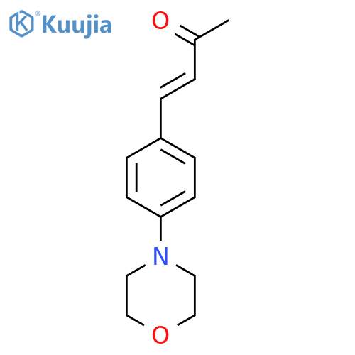 4-4-(morpholin-4-yl)phenylbut-3-en-2-one structure
