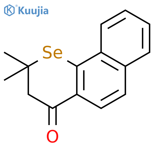 4H-Naphtho[1,2-b]selenin-4-one, 2,3-dihydro-2,2-dimethyl- structure