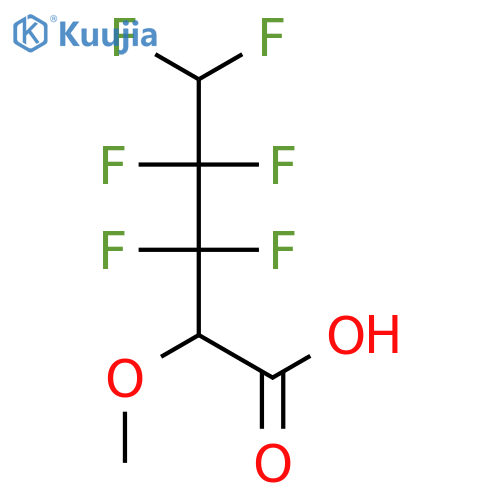 Pentanoic acid, 3,3,4,4,5,5-hexafluoro-2-methoxy- structure