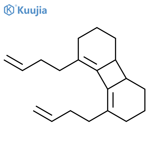 Biphenylene, 1,8-bis(3-butenyl)-2,3,4,4a,4b,5,6,7-octahydro- structure