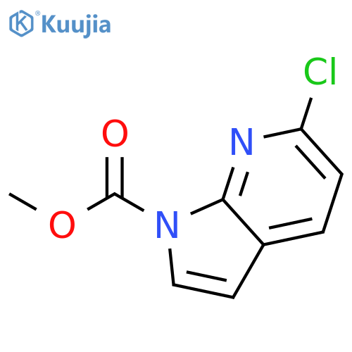 methyl 6-chloro-1H-pyrrolo2,3-bpyridine-1-carboxylate structure
