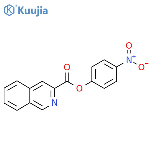 4-Nitrophenyl isoquinoline-3-carboxylate structure