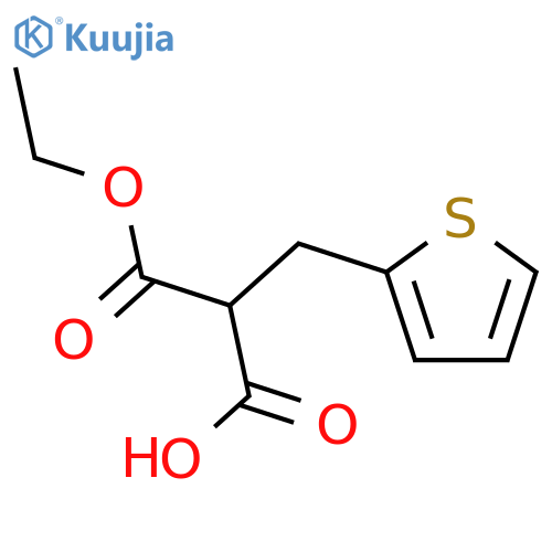 2-(2-Thienylmethyl)propanedioic Acid 1-Ethyl Ester structure