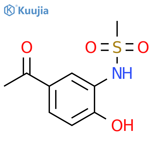 N-(5-Acetyl-2-hydroxyphenyl)methanesulfonamide structure