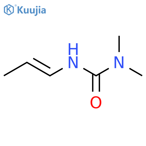 1,1-dimethyl-3-[(E)-prop-1-enyl]urea structure
