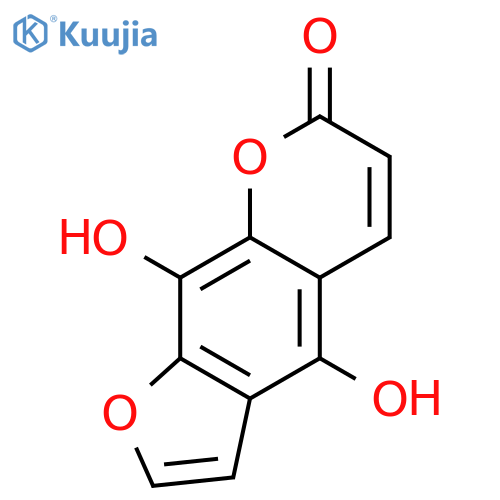 5,8-Dihydroxypsoralen structure