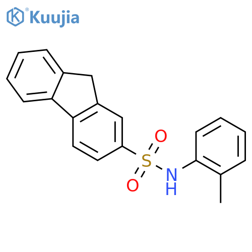 9H-Fluorene-2-sulfonamide,N-(2-methylphenyl)- structure