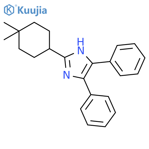1H-Imidazole, 2-(4,4-dimethylcyclohexyl)-4,5-diphenyl- structure