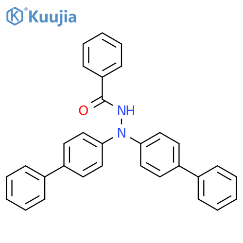 Benzoic acid, 2,2-bis([1,1'-biphenyl]-4-yl)hydrazide structure