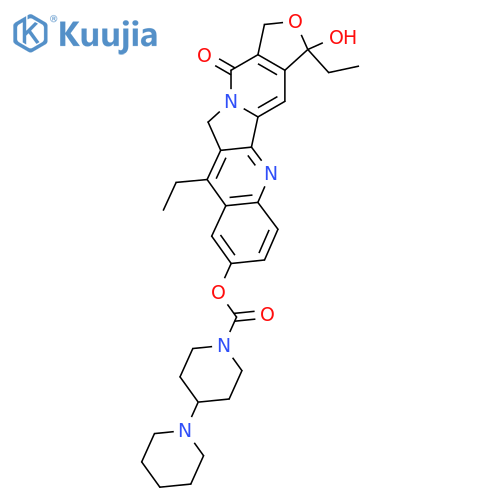 3,10-Diethyl-11,13-dihydro-3-hydroxy-13-oxo-1H,3H-furo3',4':6,7indolizino1,2-bquinolin-8-yl Ester 1,4'-Bipiperidine-1'-carboxylic Acid structure