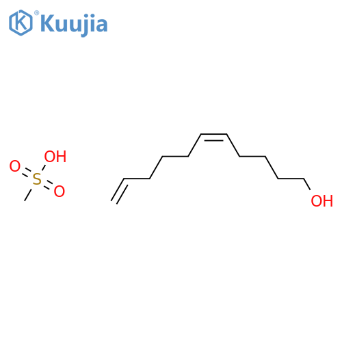 5,10-Undecadien-1-ol, methanesulfonate, (Z)- structure