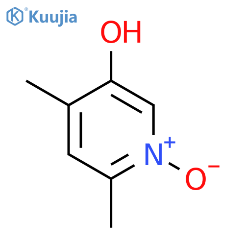 3-Pyridinol,4,6-dimethyl-, 1-oxide structure