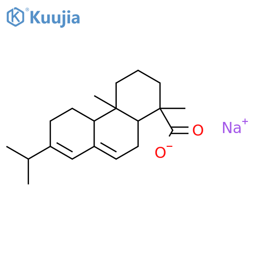 Abietic Acid Sodium Salt structure