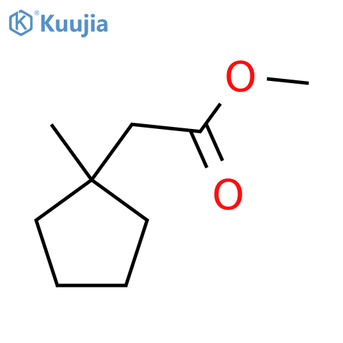 Methyl 2-(1-methylcyclopentyl)acetate structure