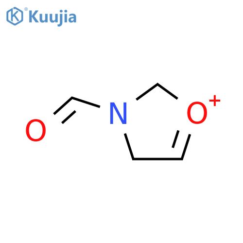 2H-Oxazol-1-ium, 3-formyl-3,4-dihydro- structure