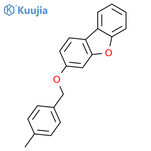 Dibenzofuran, 3-[(4-methylphenyl)methoxy]- structure