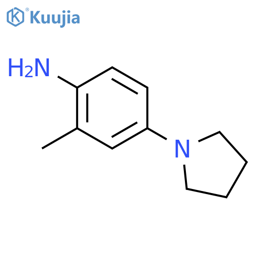 2-methyl-4-(pyrrolidin-1-yl)aniline structure