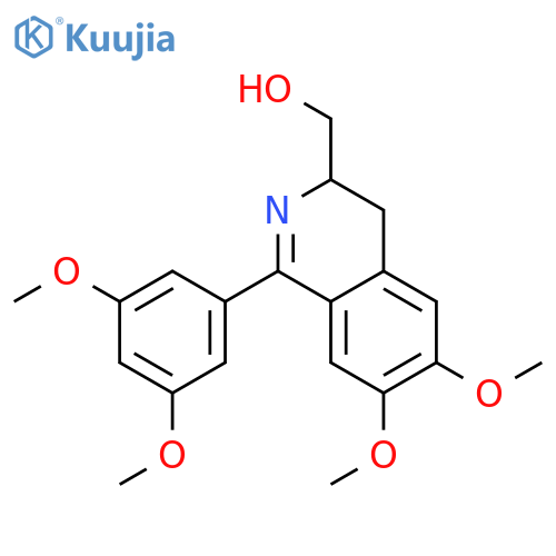 3-Isoquinolinemethanol,1-(3,5-dimethoxyphenyl)-3,4-dihydro-6,7-dimethoxy-, (3S)- structure