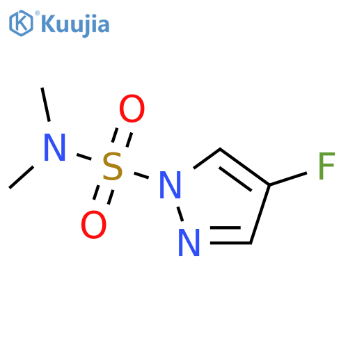 4-fluoro-N,N-dimethyl-1H-pyrazole-1-sulfonamide structure