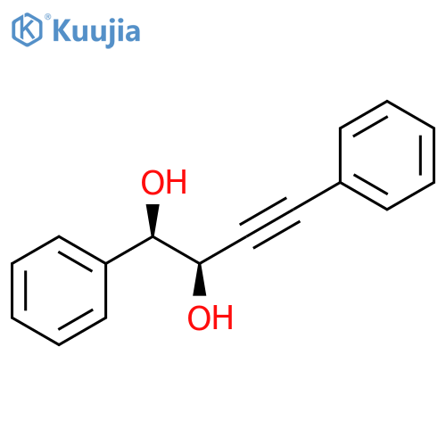 3-Butyne-1,2-diol, 1,4-diphenyl-, (1R,2R)-rel- structure