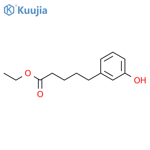 Ethyl 5-(3-hydroxyphenyl)pentanoate structure