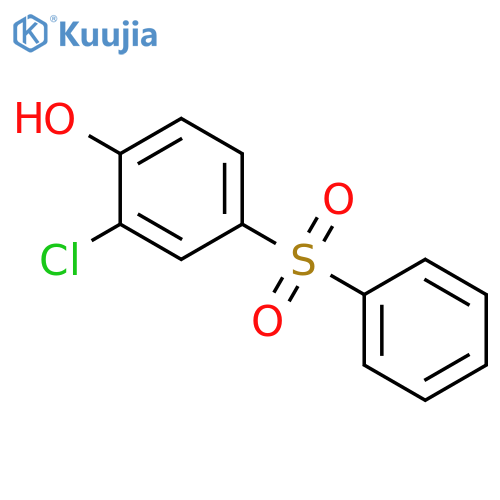 PHENOL, 2-CHLORO-4-(PHENYLSULFONYL)- structure