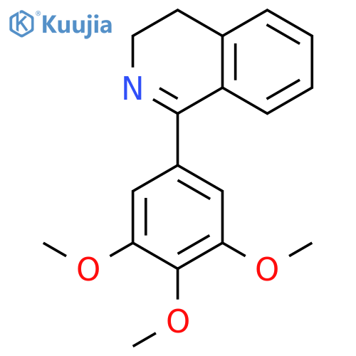 1-(3,4,5-Trimethoxyphenyl)-3,4-dihydroisoquinoline structure