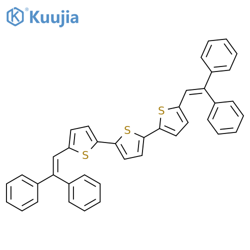 2,5-Bis[5-(2,2-diphenylethenyl)thiophen-2-yl]thiophene structure